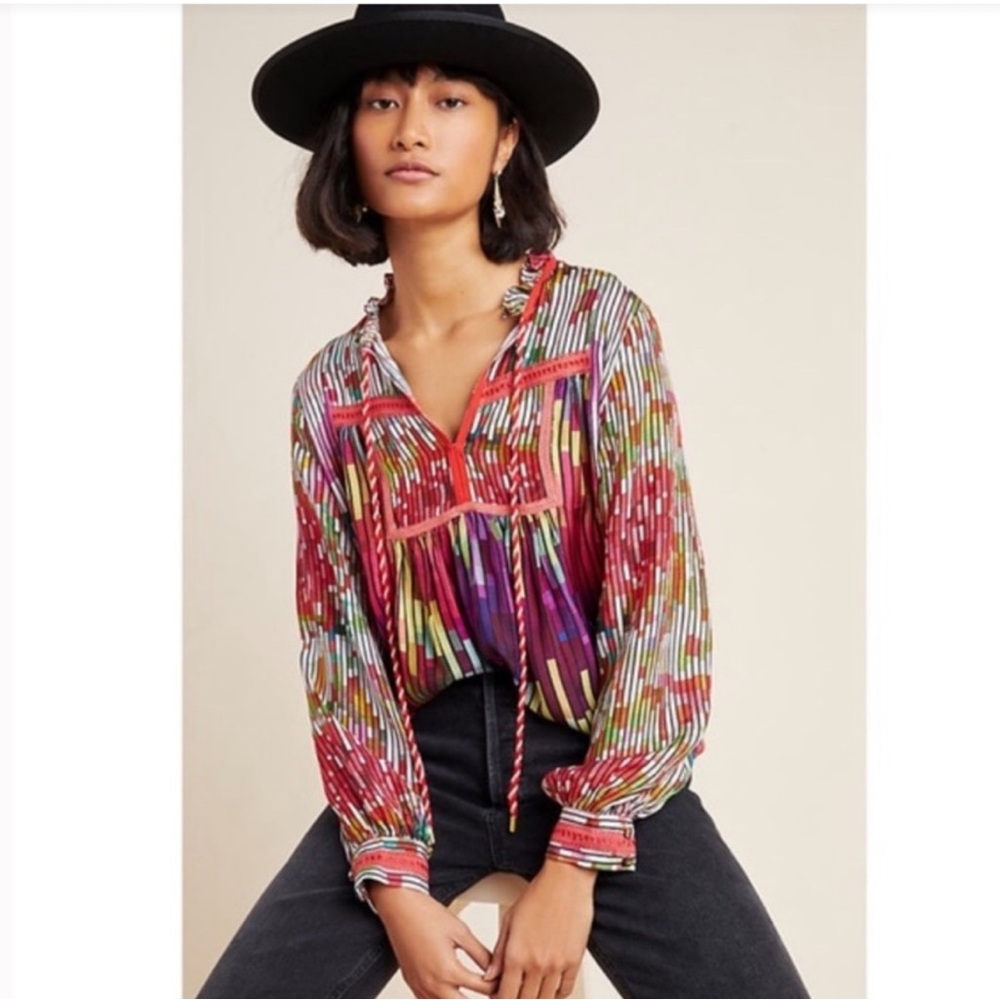 ANTHROPOLOGIE CONDITIONS APPLY‎ Etienne Peasant Top